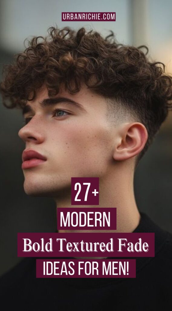27+ Modern Bold Textured Fade Haircuts for Men [2025!]