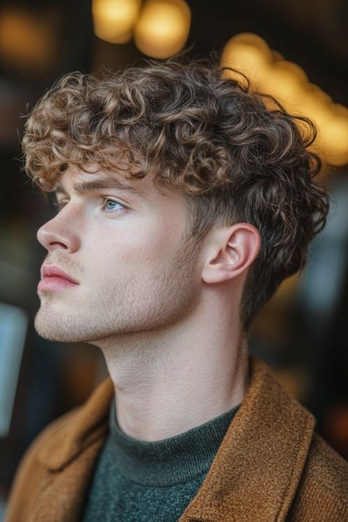 Curly Pixie with Defined Layers