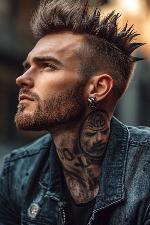 Faux Hawk with Shaved Sides