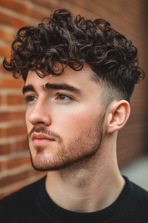 Loose Curls with Undercut