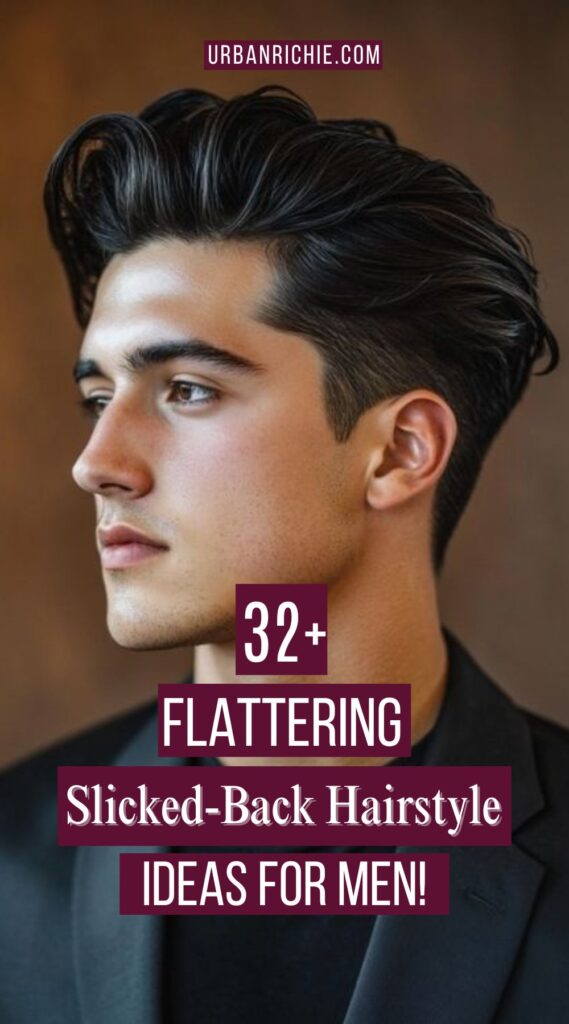 Slicked-Back Hairstyles for Men