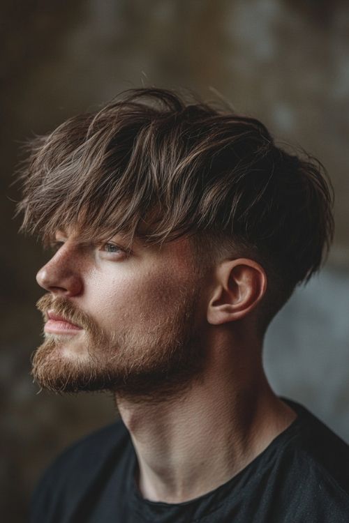 Undercut with Textured Fringe