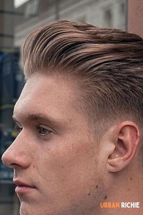 Dark Blonde Undercut Taper