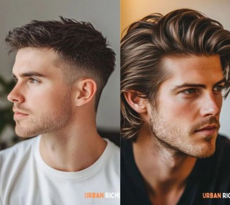 Medium Length Side Part Hairstyles Men