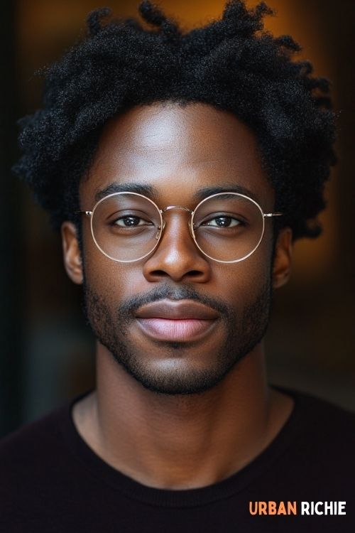 Short Tapered Afro