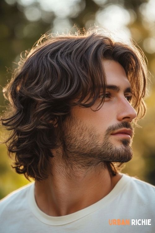 Shoulder-Length Wavy Hair with Layered Texture