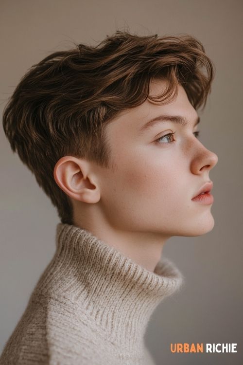 Textured Crop with High Taper