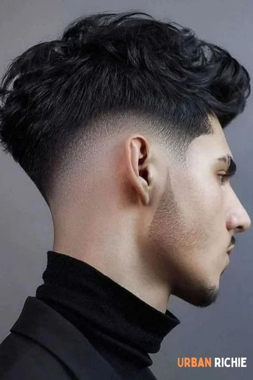 Textured Side Part Fade