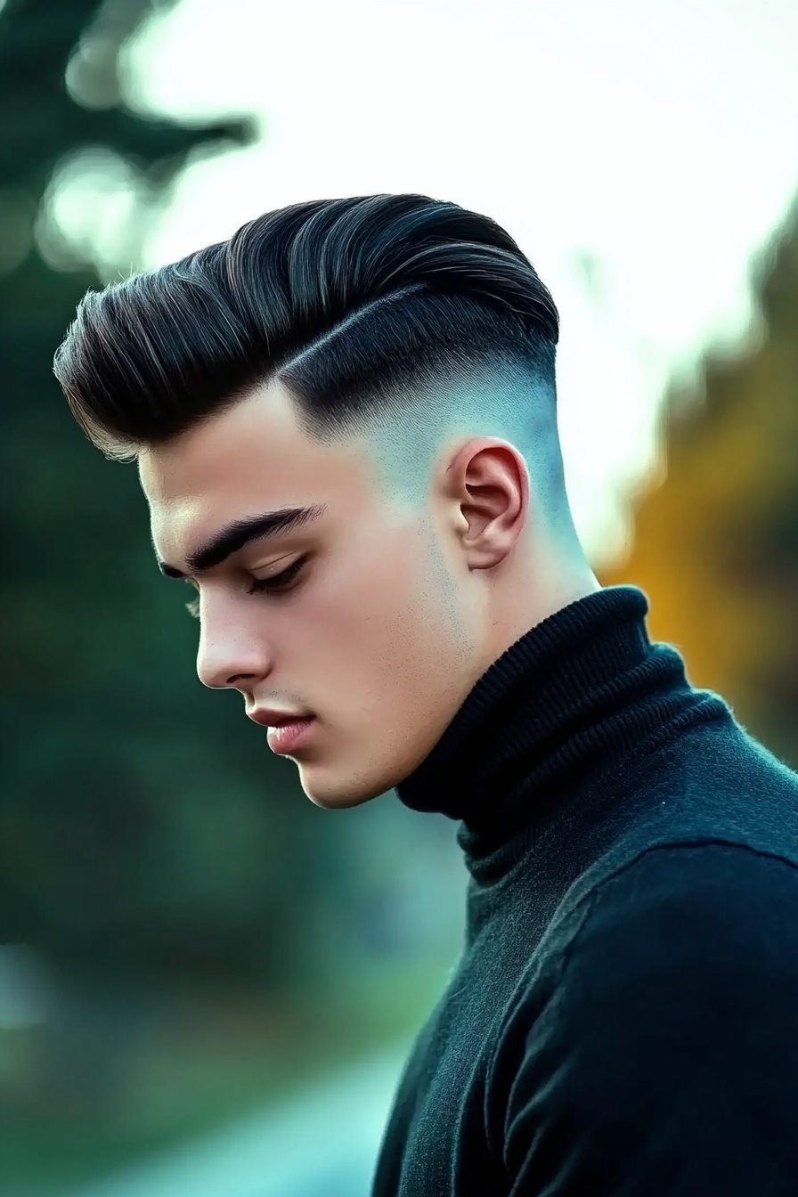  Modern Slick Back Undercut