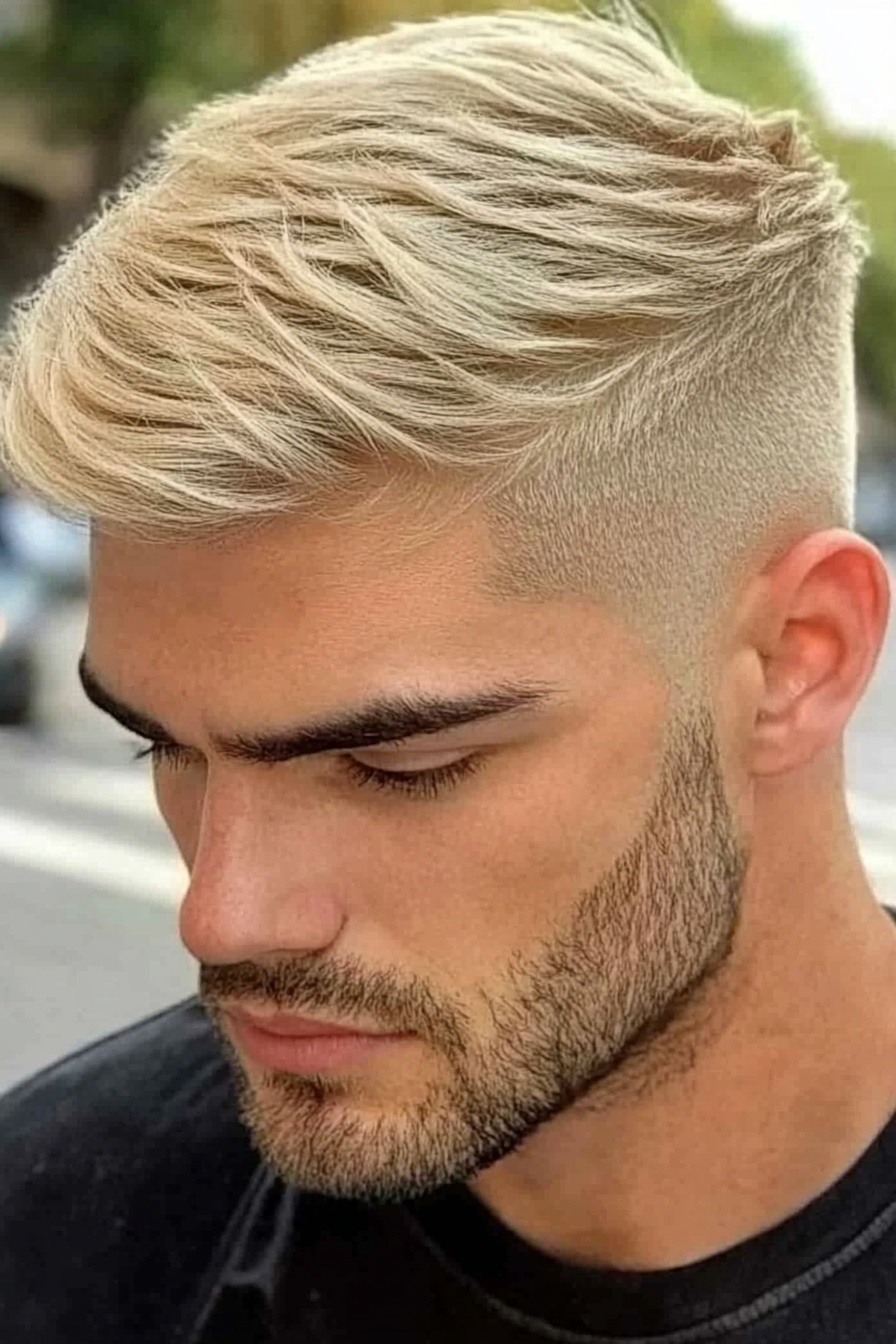 Blonde Textured Crop Cut