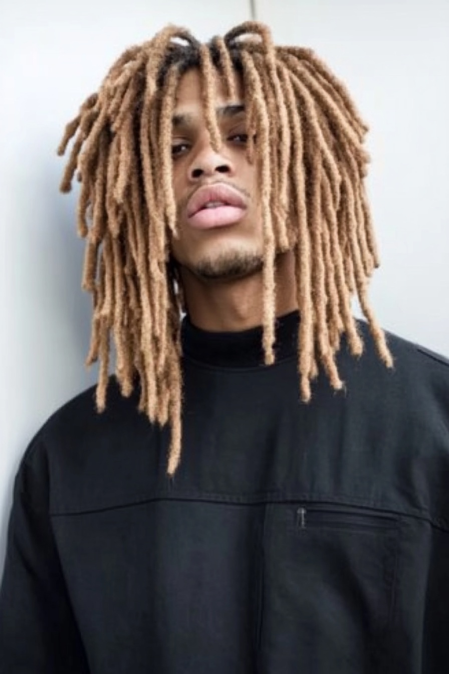 Blonde Dyed Freeform Locs