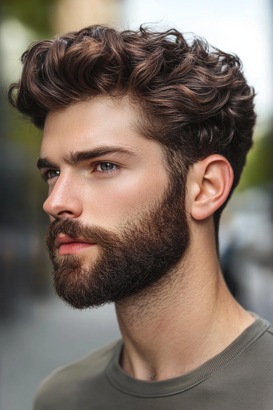 Wavy Pompadour