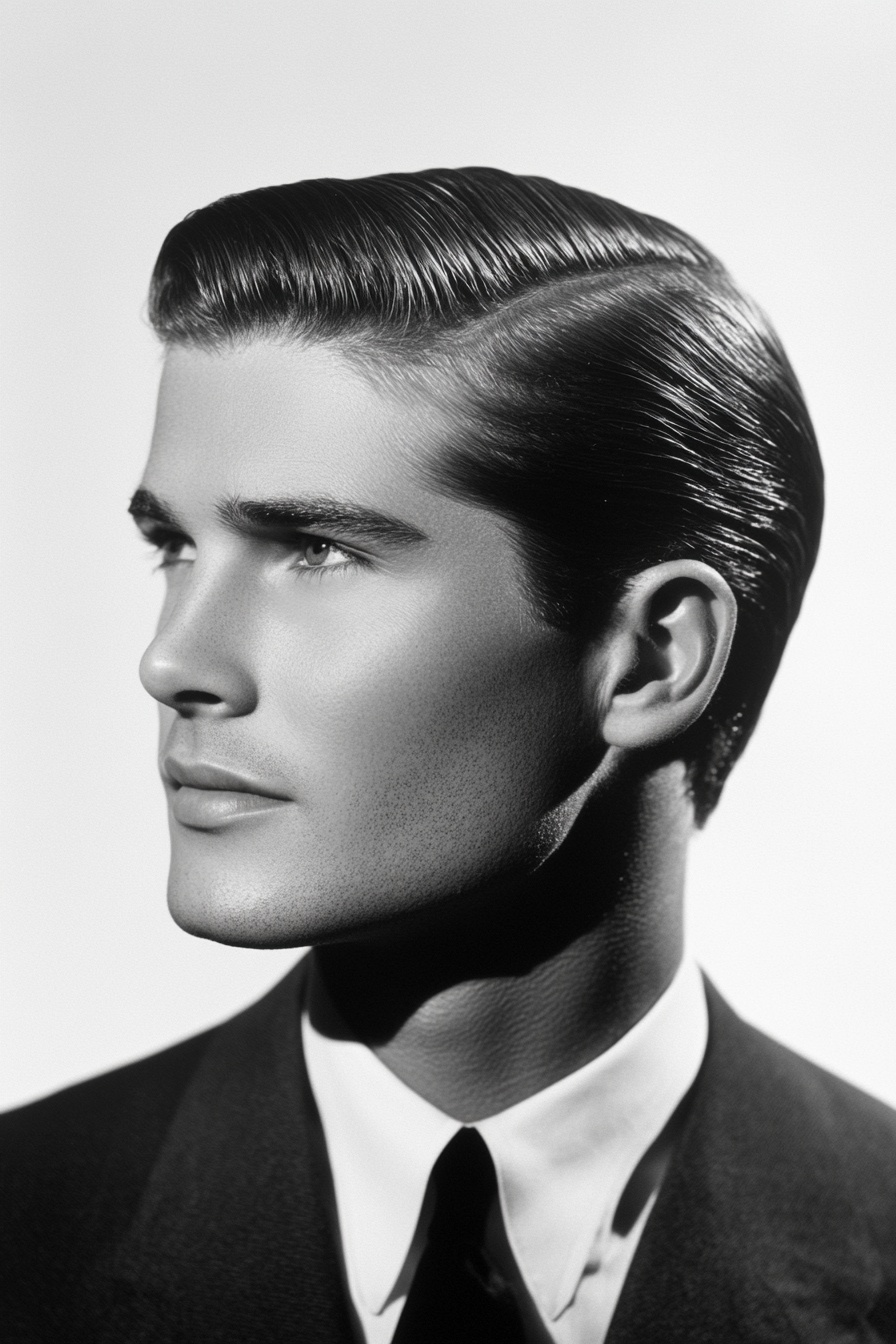 Sleek Side-Parted Perfection