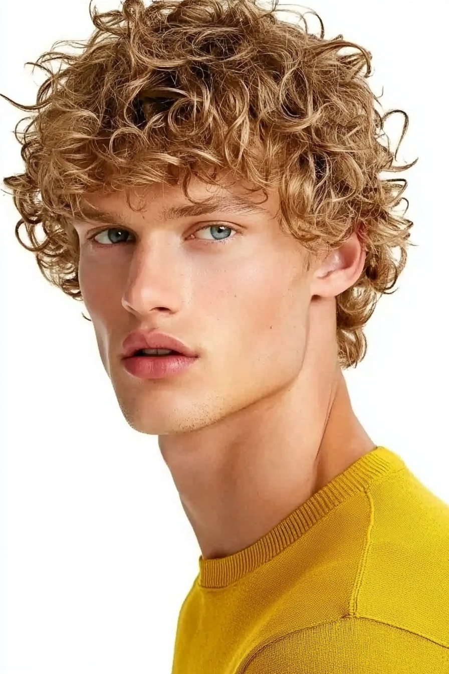 Curly Shag Cut