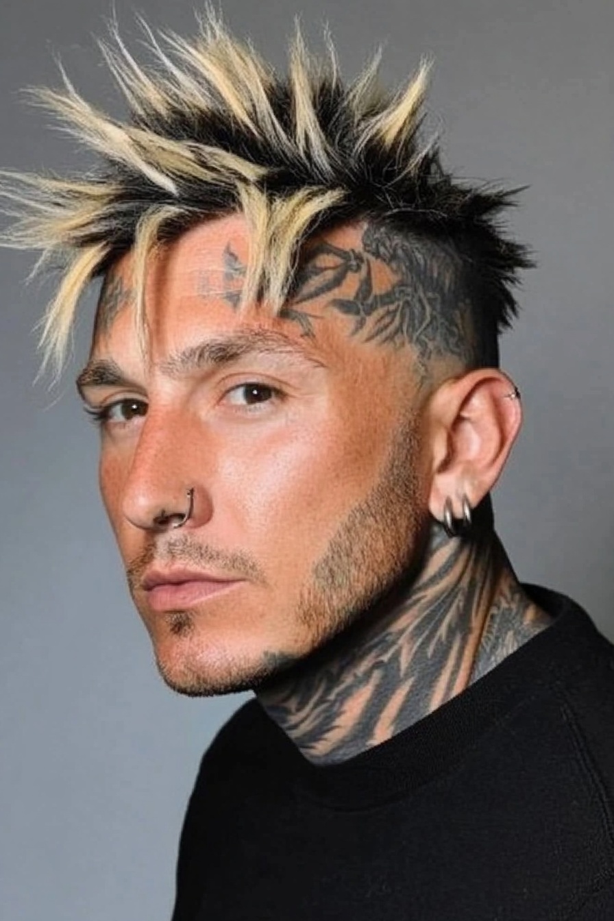 Spiked Mohawk for an Edgy