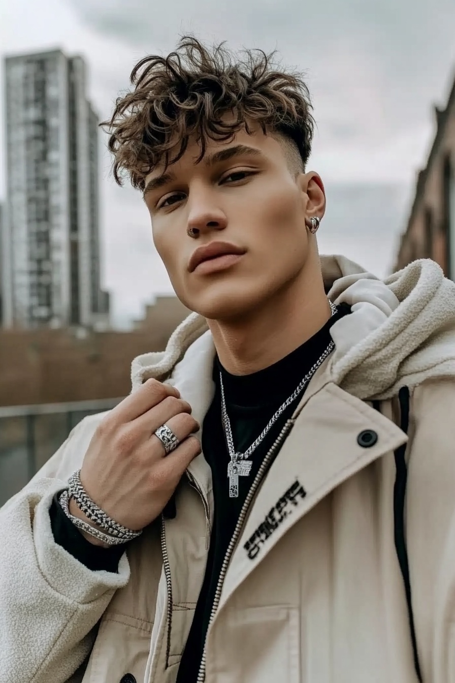 Loose Tapered Curls