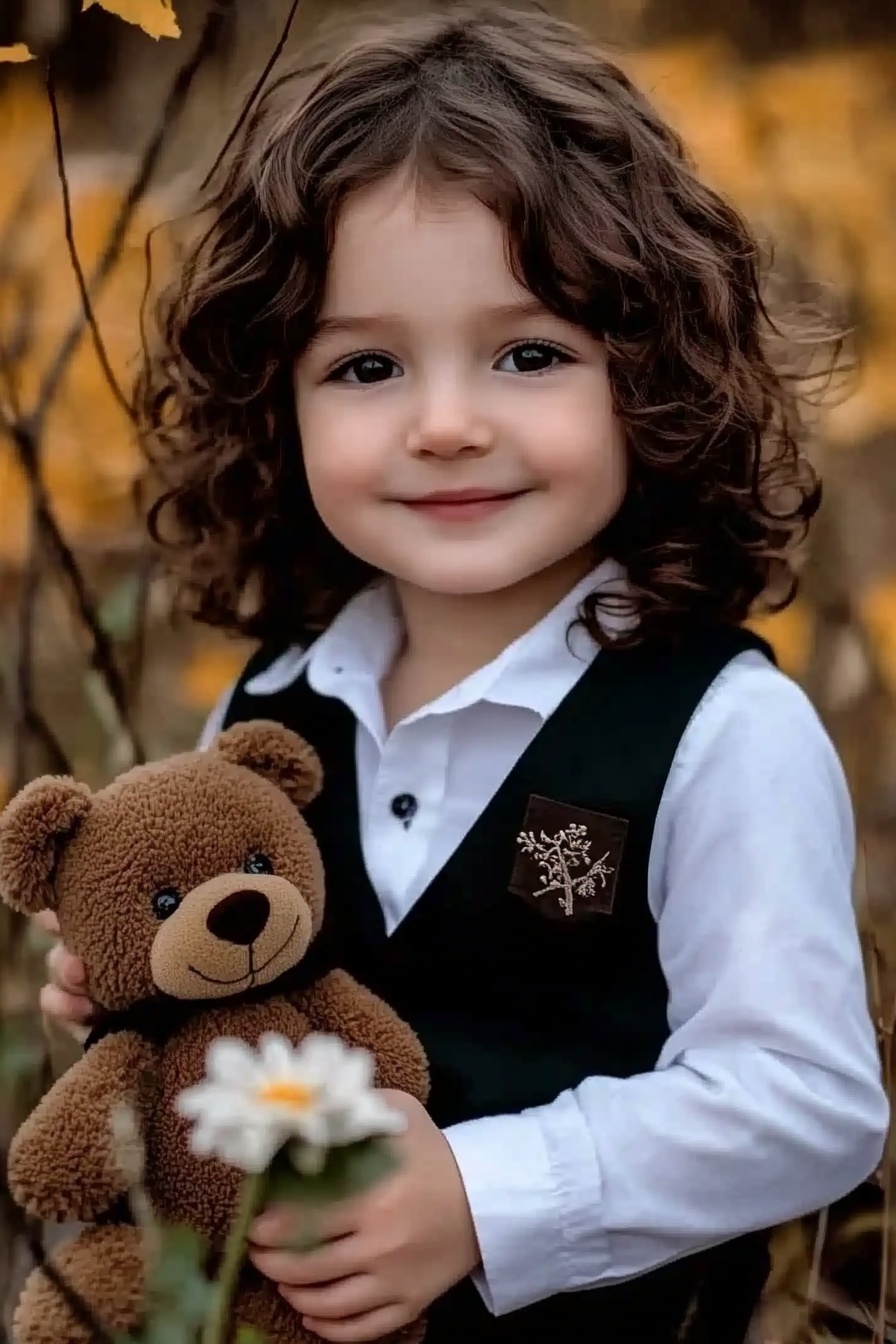 Shoulder-Length Natural Curls