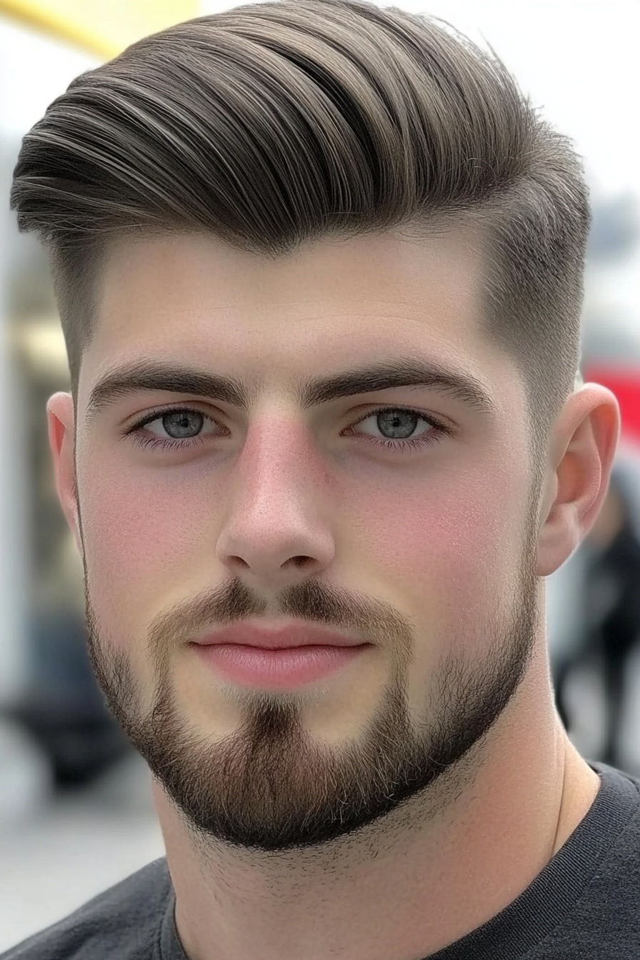 Hard Part + Brushed Over Quiff