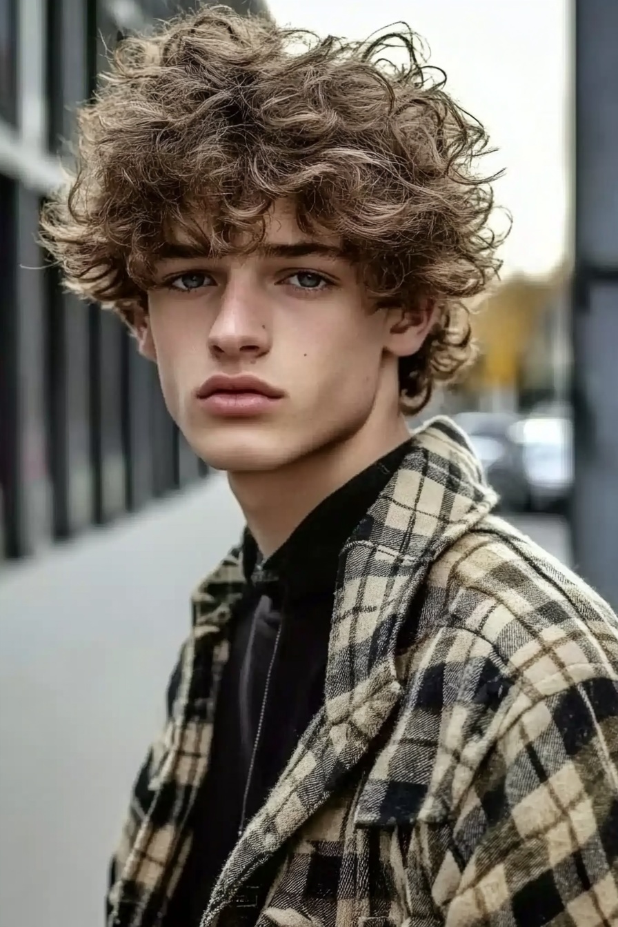 Voluminous Curly Layers