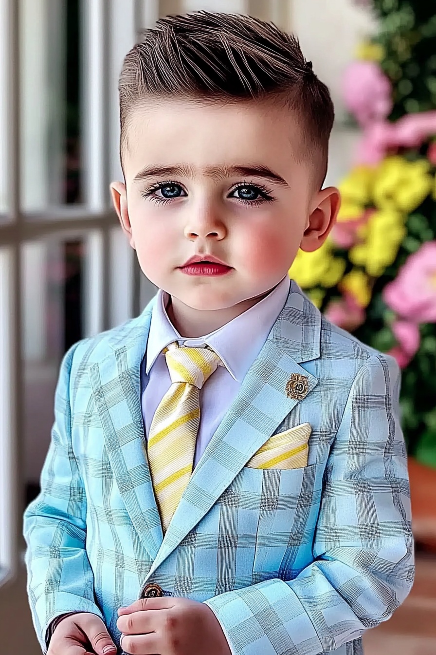 Side Part Dapper Look