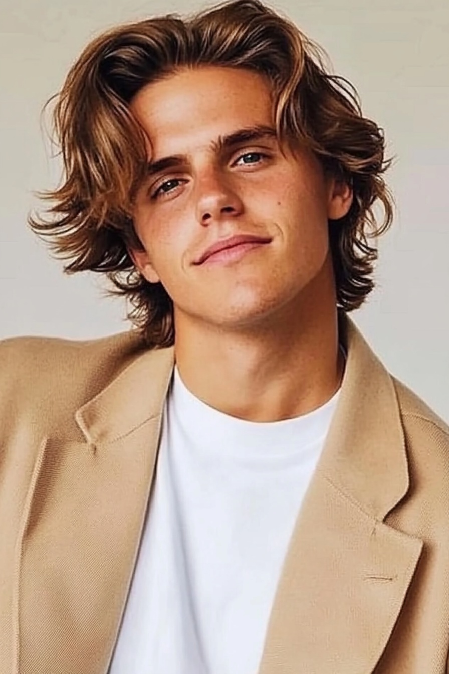 Sun-Kissed Middle Part