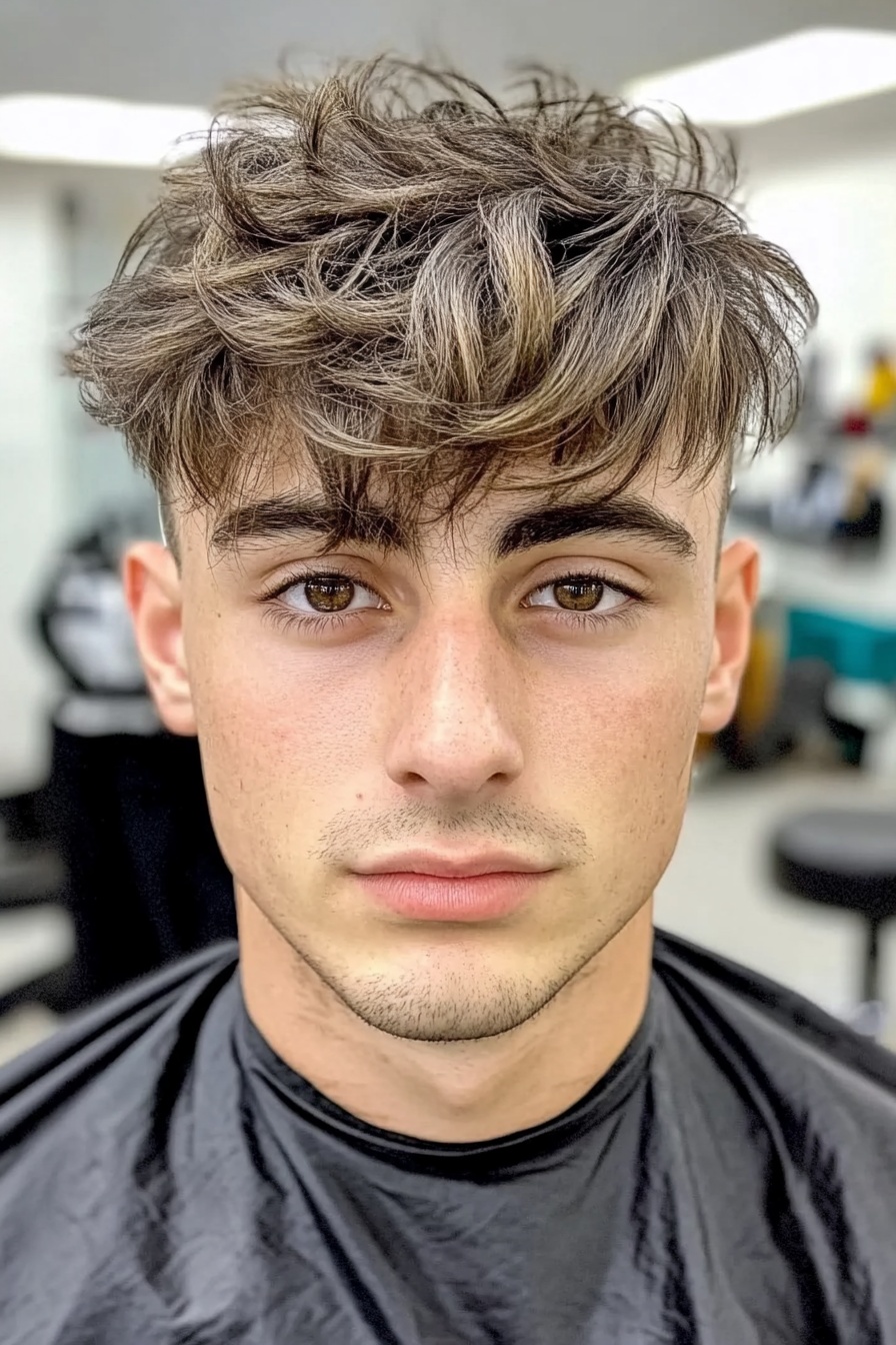 Textured Wavy Crop