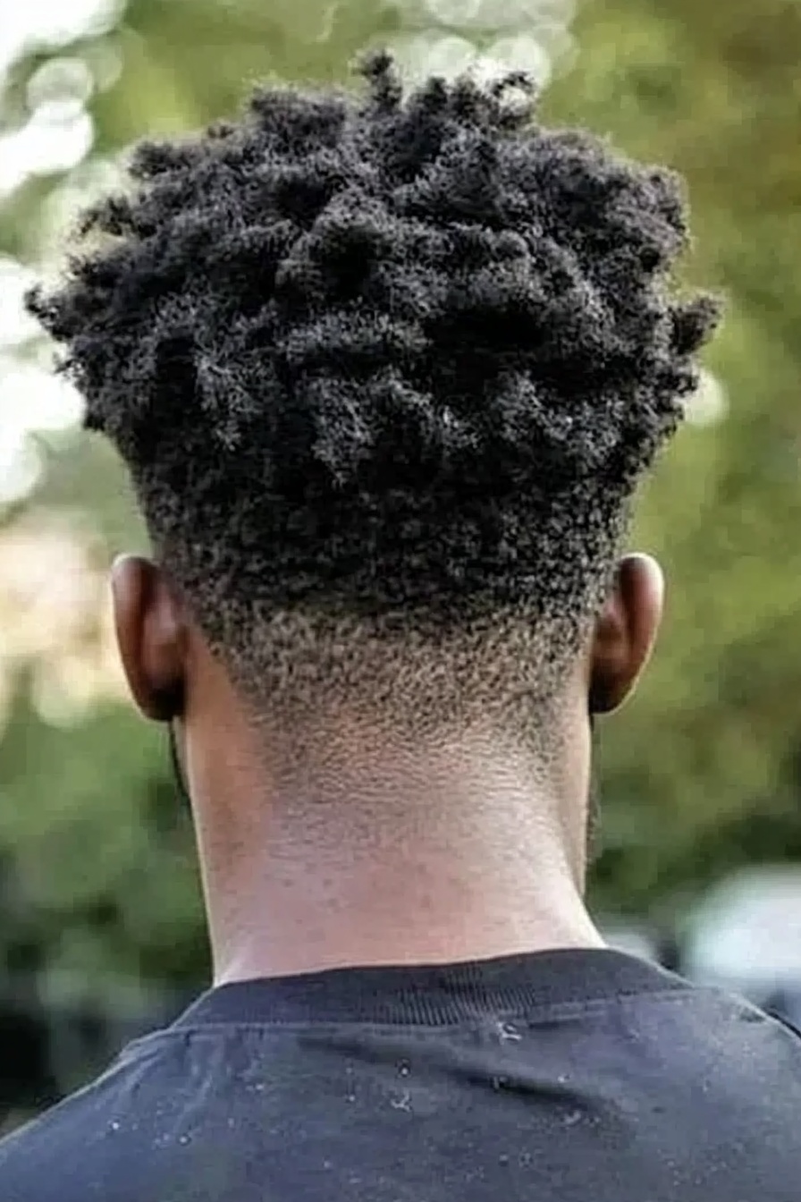 Taper with Natural Curls