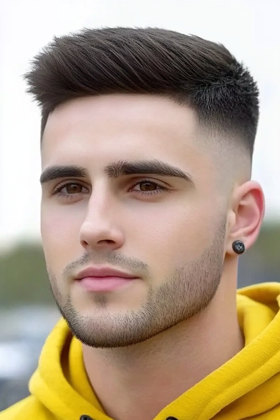 Textured Top and Subtle Edge Beard