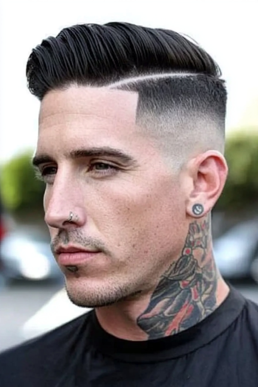Hard Part Taper Fade