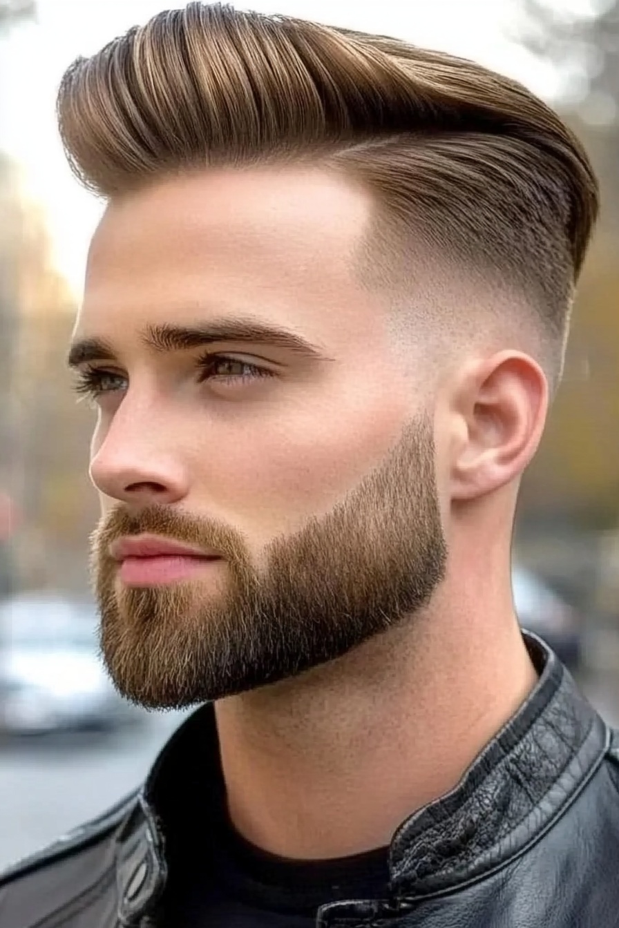 Slick Pompadour Taper