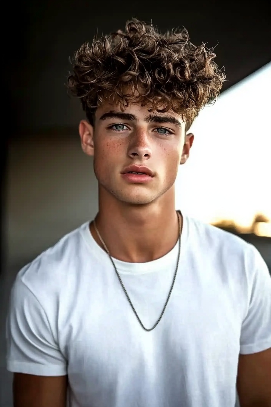 Curly Volume Fade