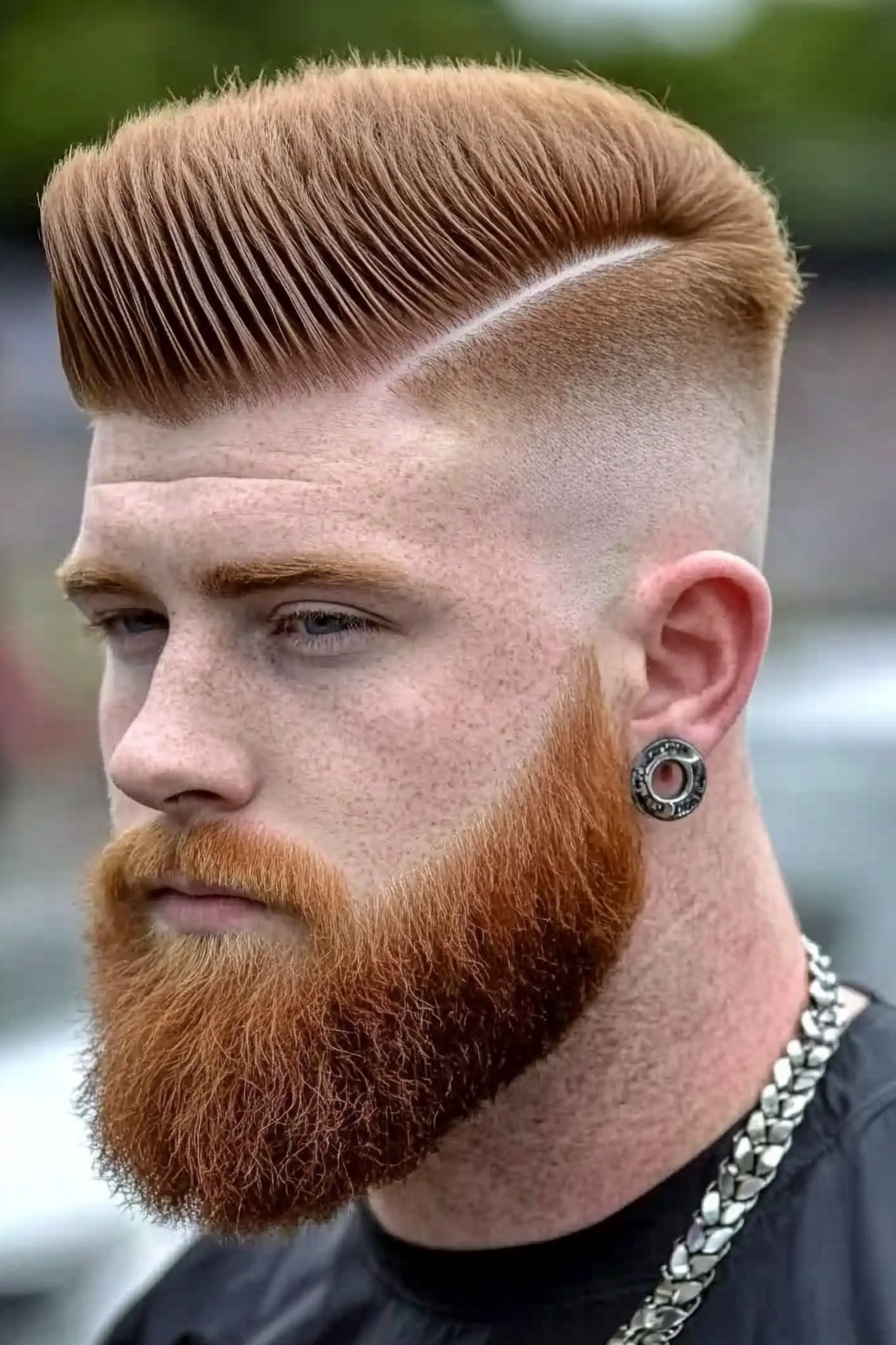 Textured Top + Skin Fade