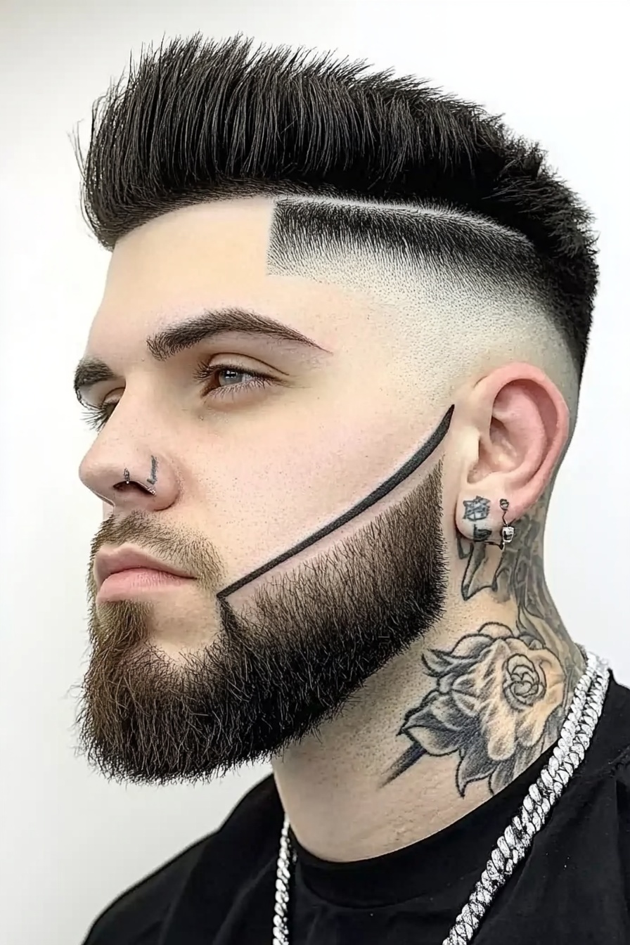 Razor Line + Shadow Fade