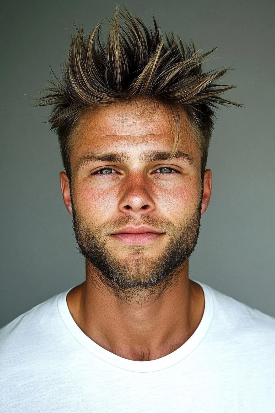 Spiked Top + Tapered Sides