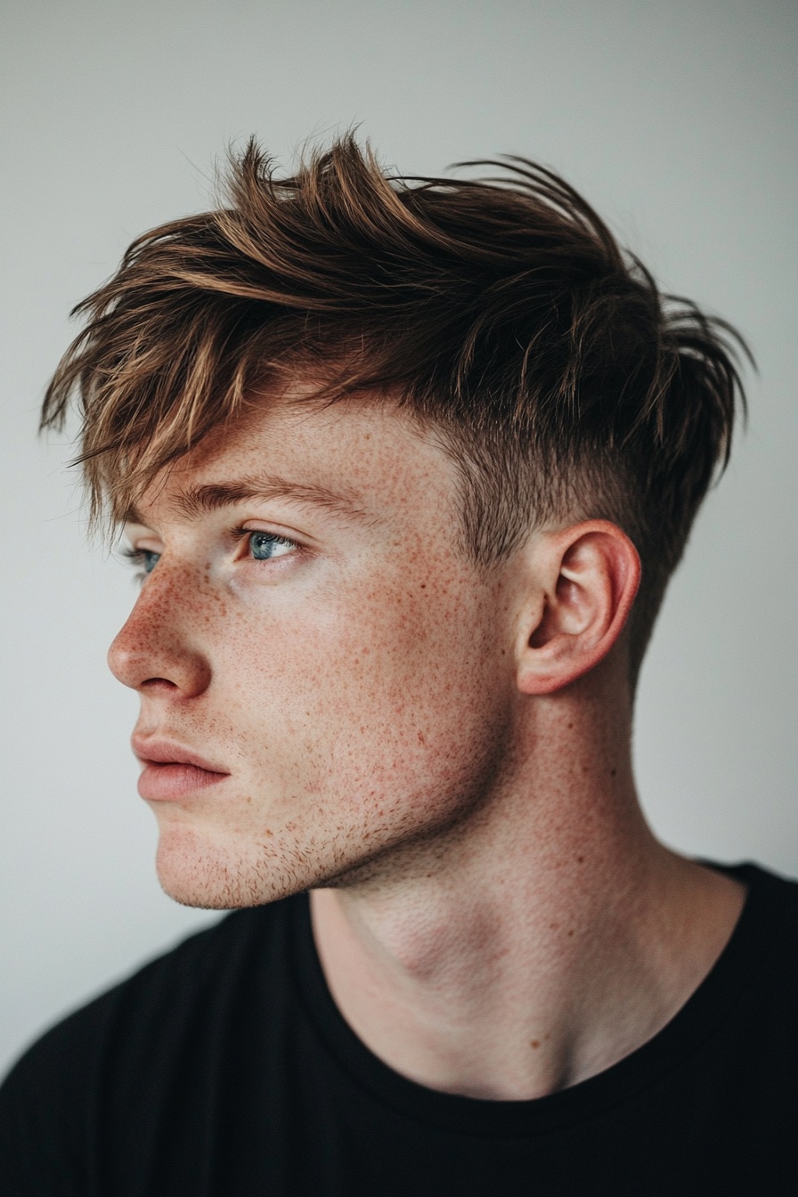 Feathered Fringe + Tapered Sides