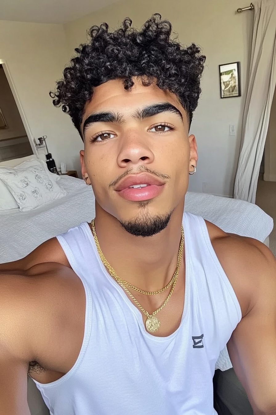 Top Curly Haircuts for Men 2