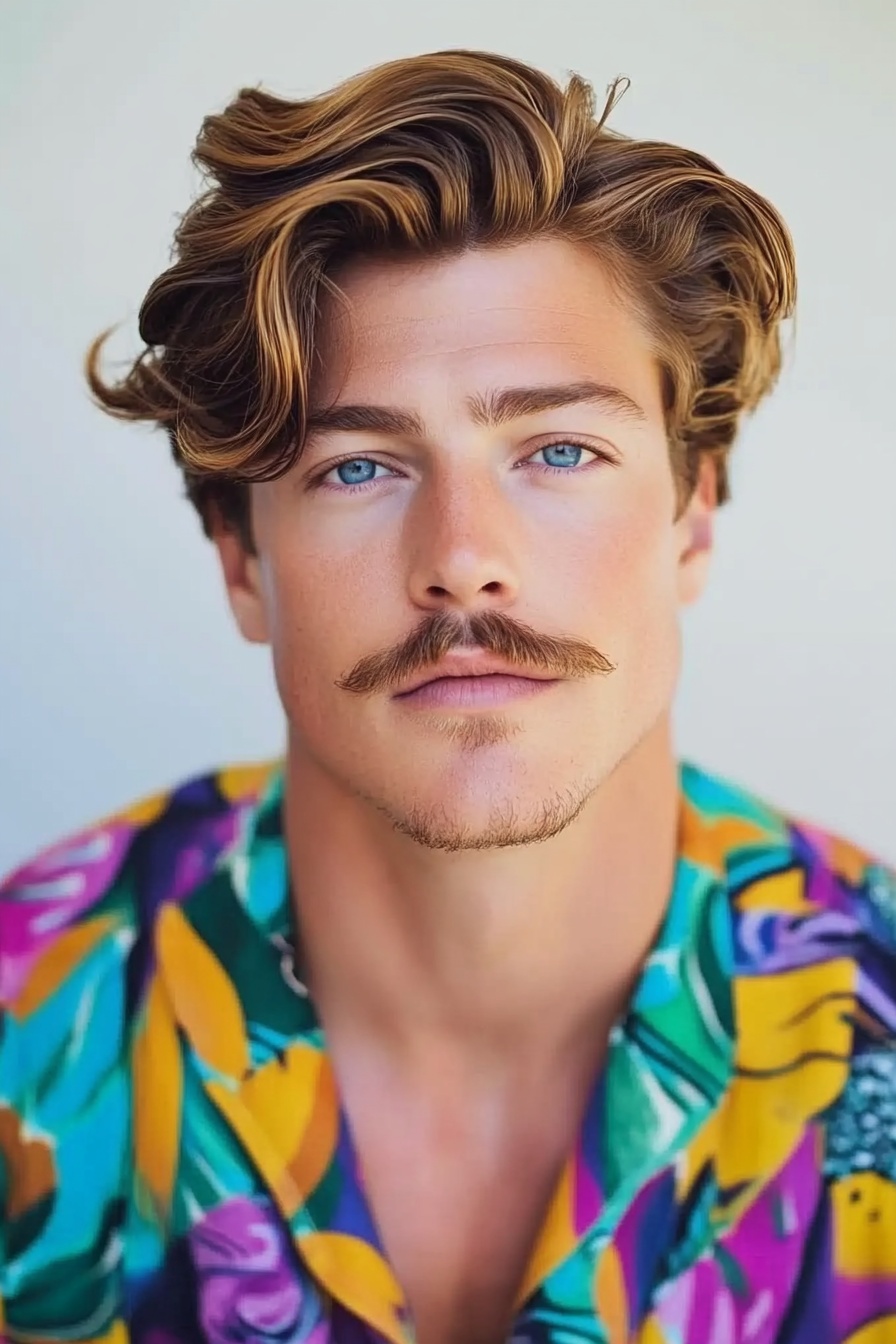 Refined Mustache Twist