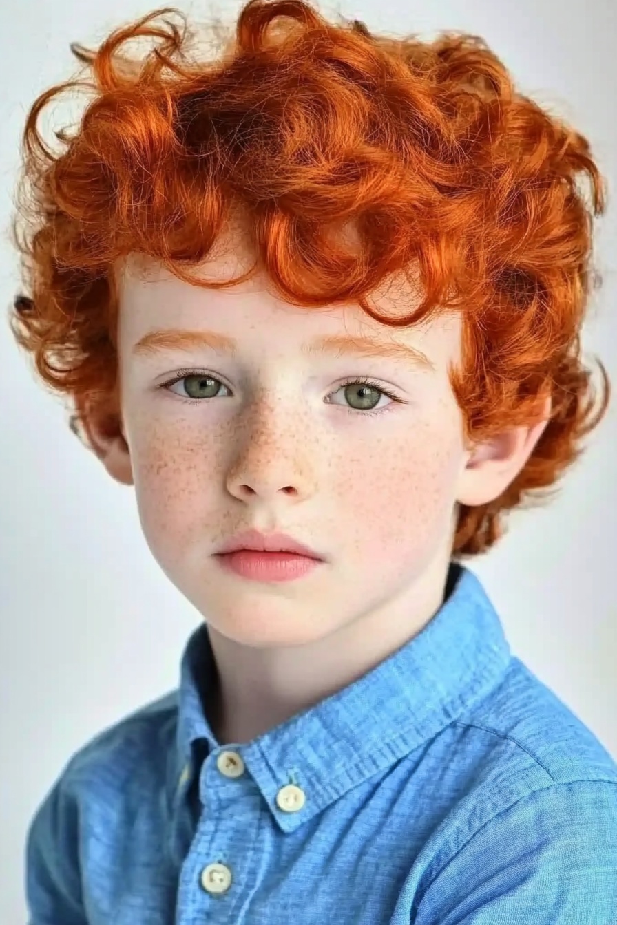 Classic Auburn Curls