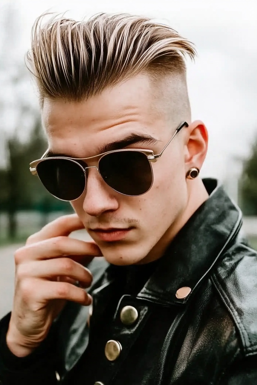 T Undercut Brushed-Up Top