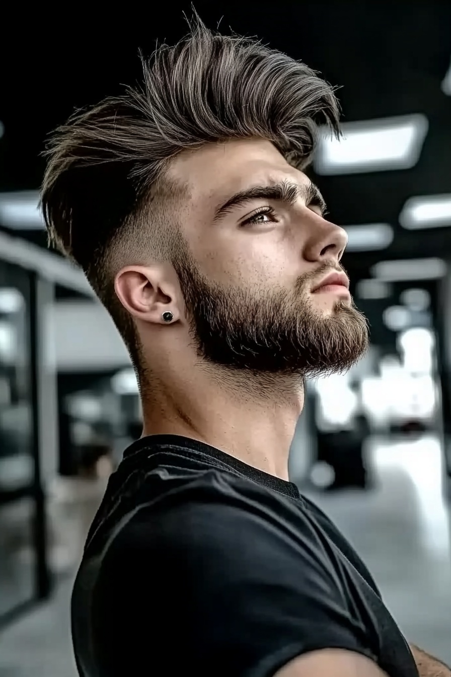 Undercut Sharp Beard