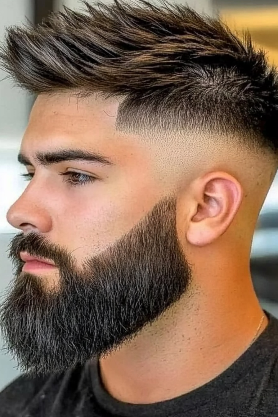Spiked Texture + Skin Fade