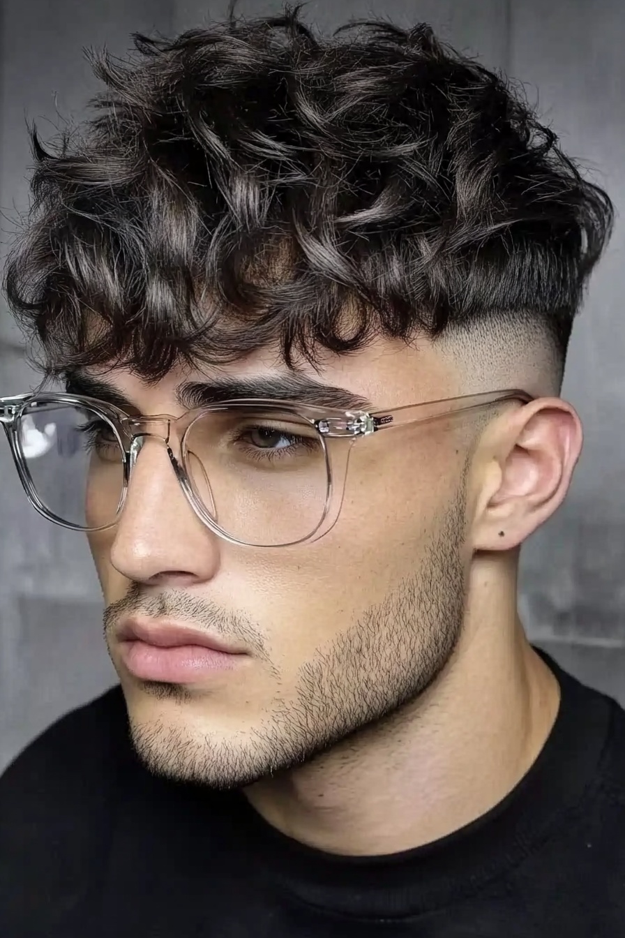 Taper Fade + Textured Fringe