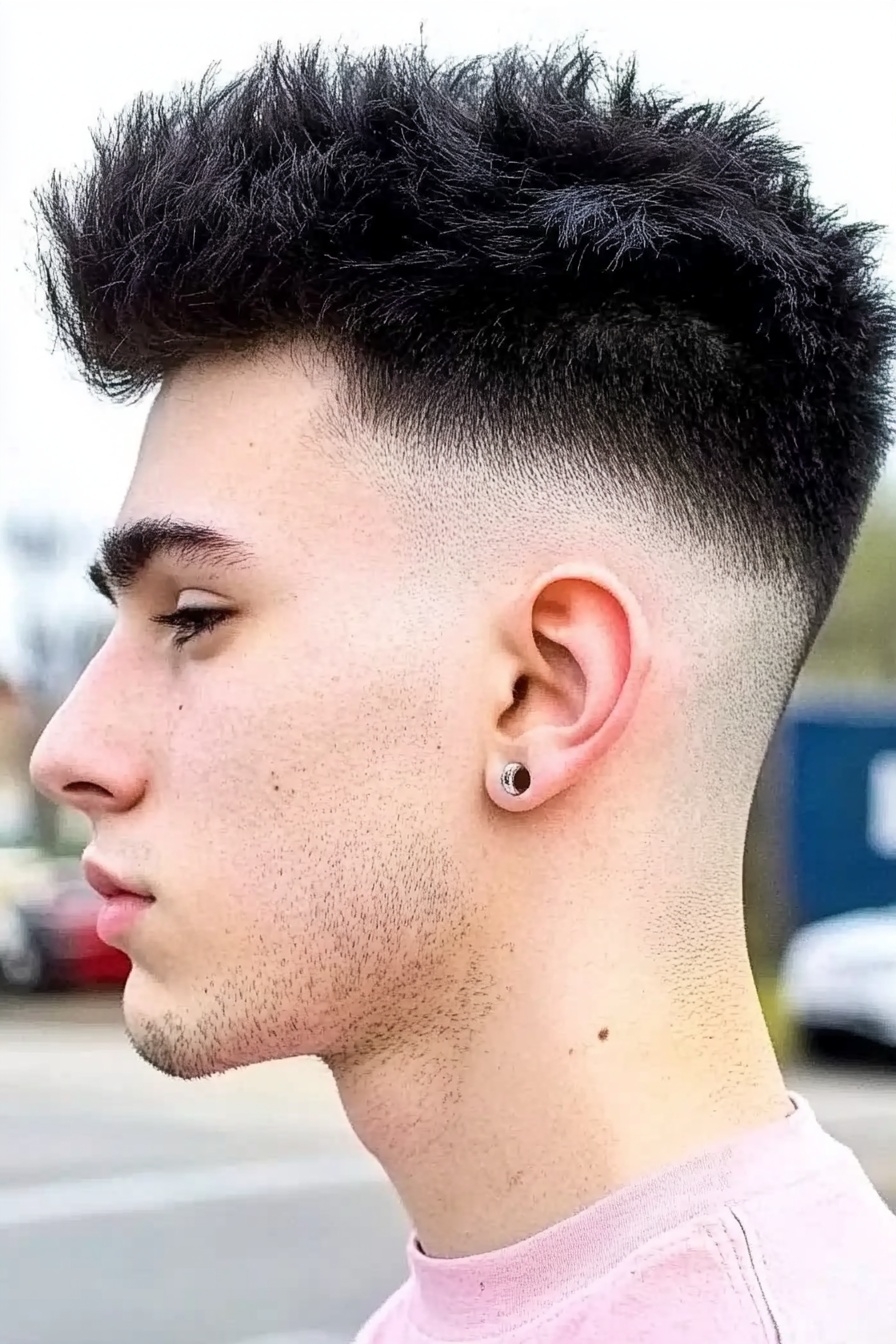 Crisp Fade Tousled Top