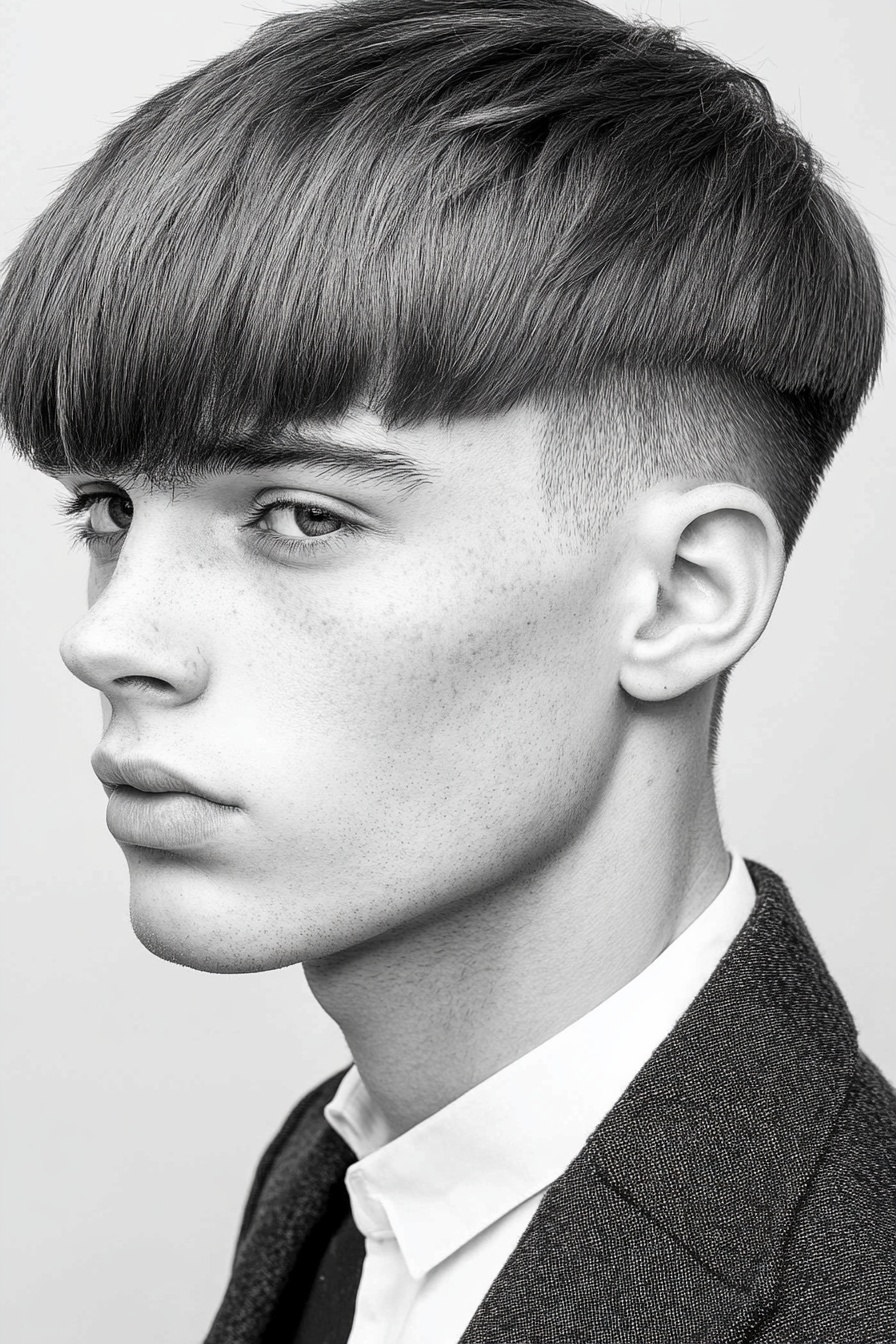 Bowl Cut with Undercut