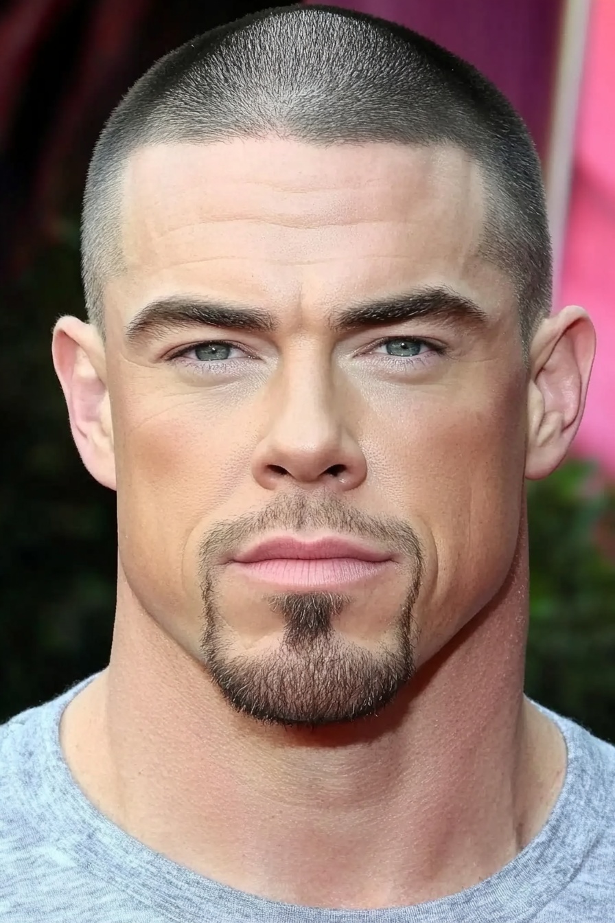 Extended Goatee with Defined Lines