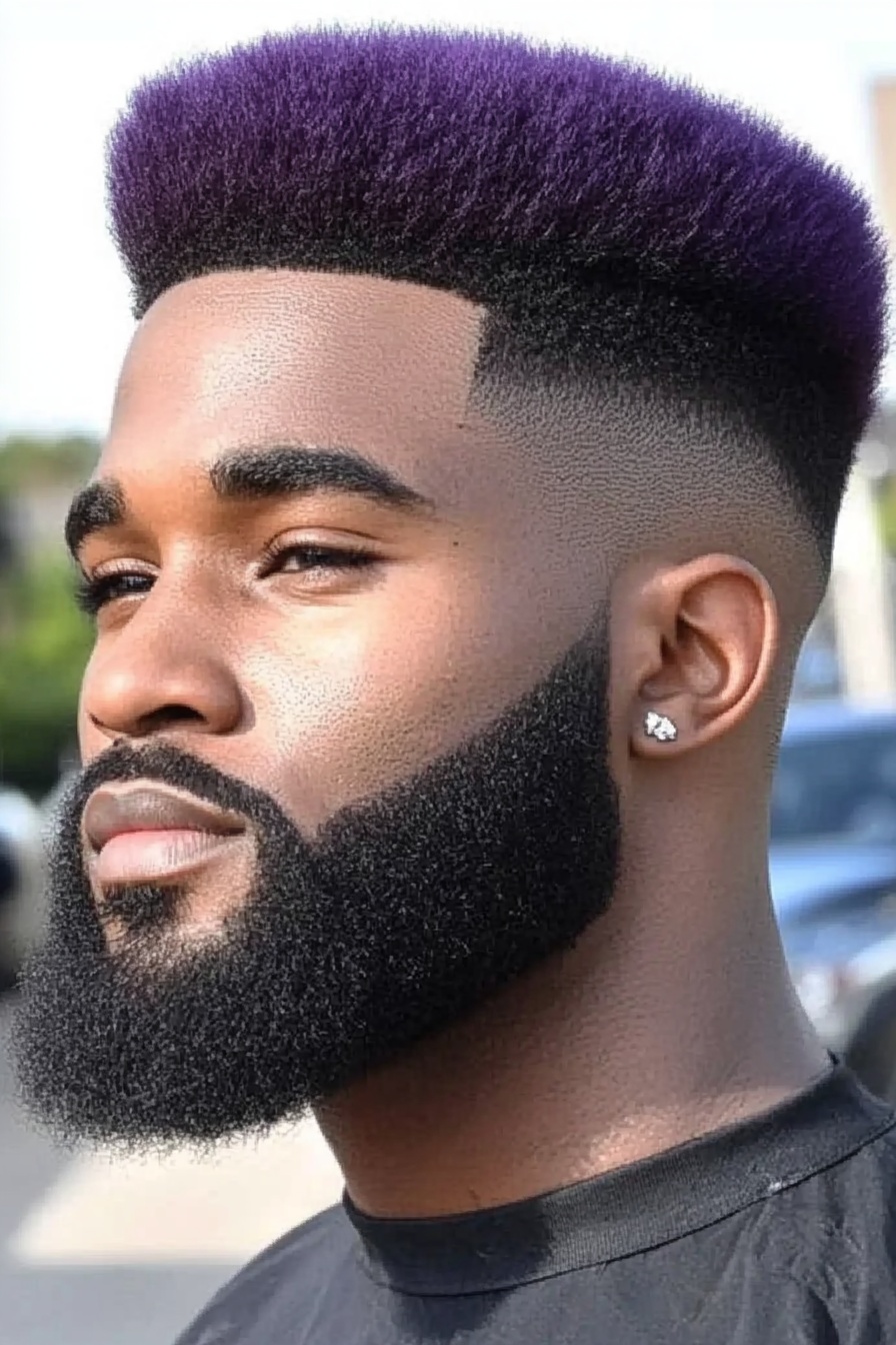 Purple High-Top Fade