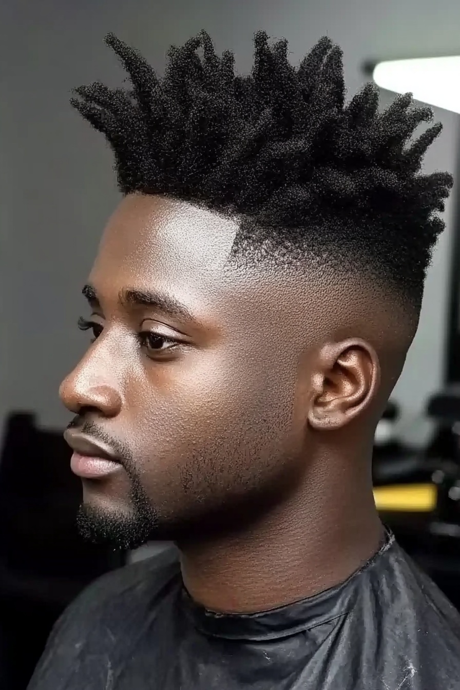 Twisted Top Clean Fade