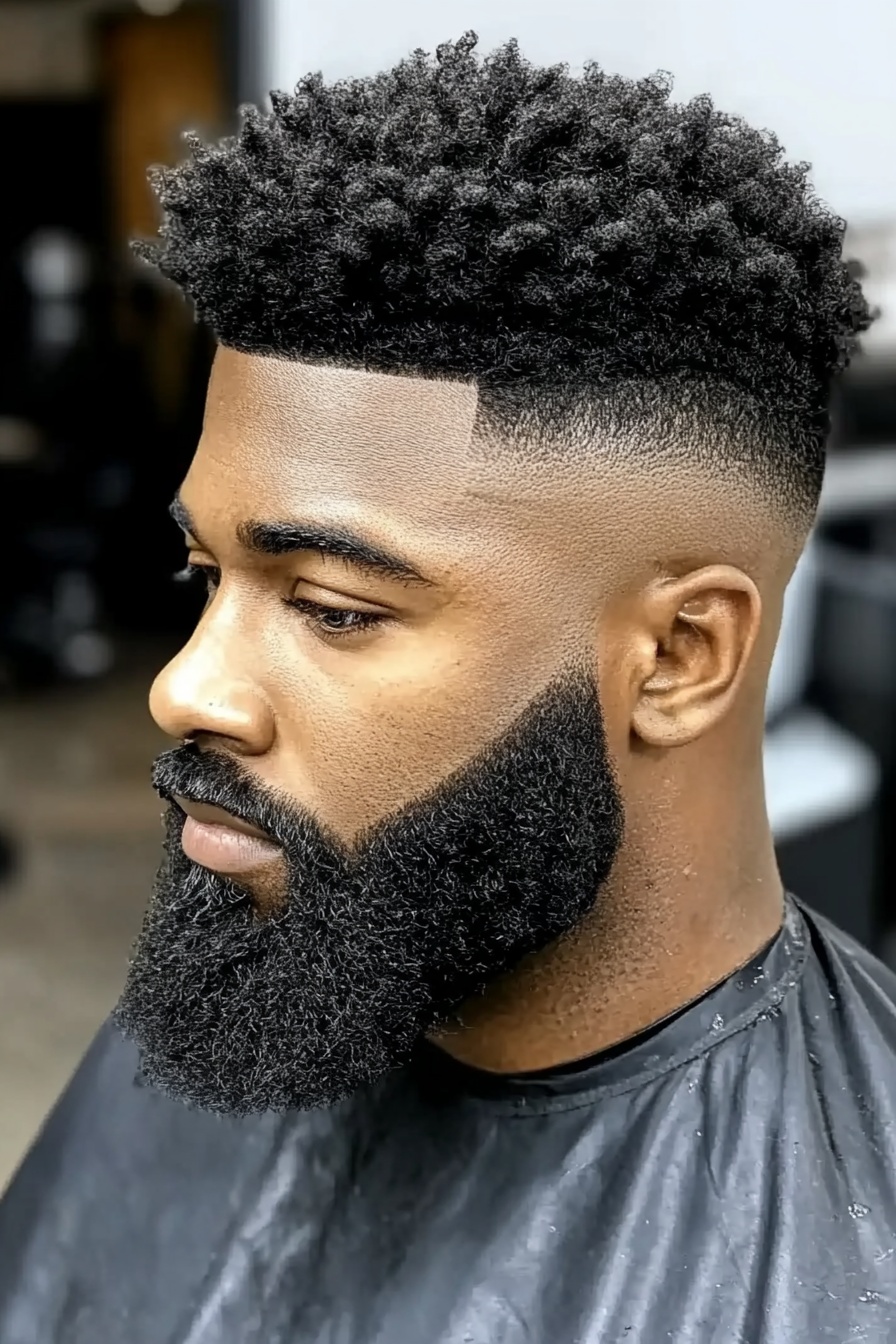 Textured High-Top Fade