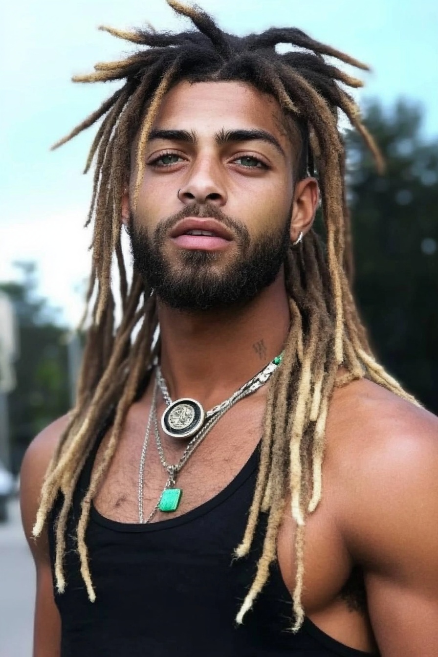 Freeform Dreadlocks Bold Contrast