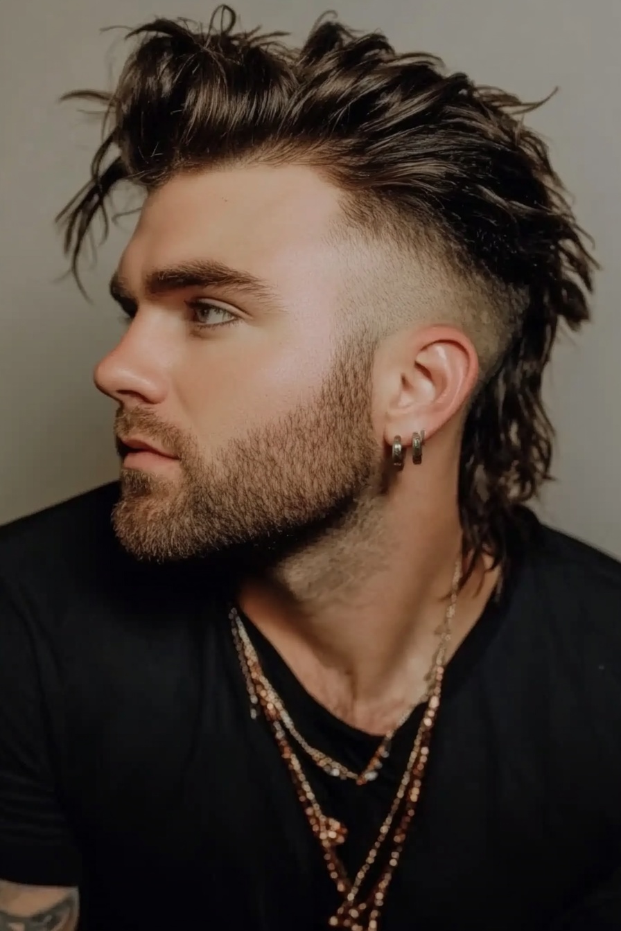 modern mullet hairstyles for men 8